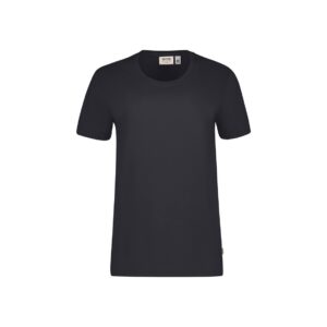 HAKRO T-Shirt Bio-Baumwolle GOTS karbongrau