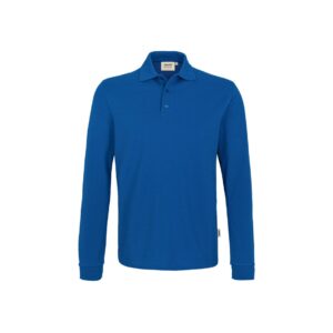 Longsleeve-Poloshirt Performance, ROYAL (50% BW/50% Polyester, 220 g/m²)