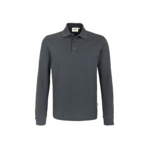 Longsleeve-Poloshirt Performance, ANTHRAZIT (50% BW/50% Polyester, 220 g/m²)