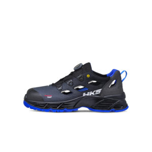 CPO-45  BOA R Sandale, schwarz-blau, DIN EN ISO 20345:2011 SRC S1 P ESD