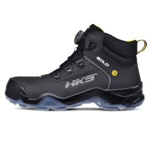 Drive 1 VTP BOA ESD S3 halbhoher Stiefel, schwarz/gelb