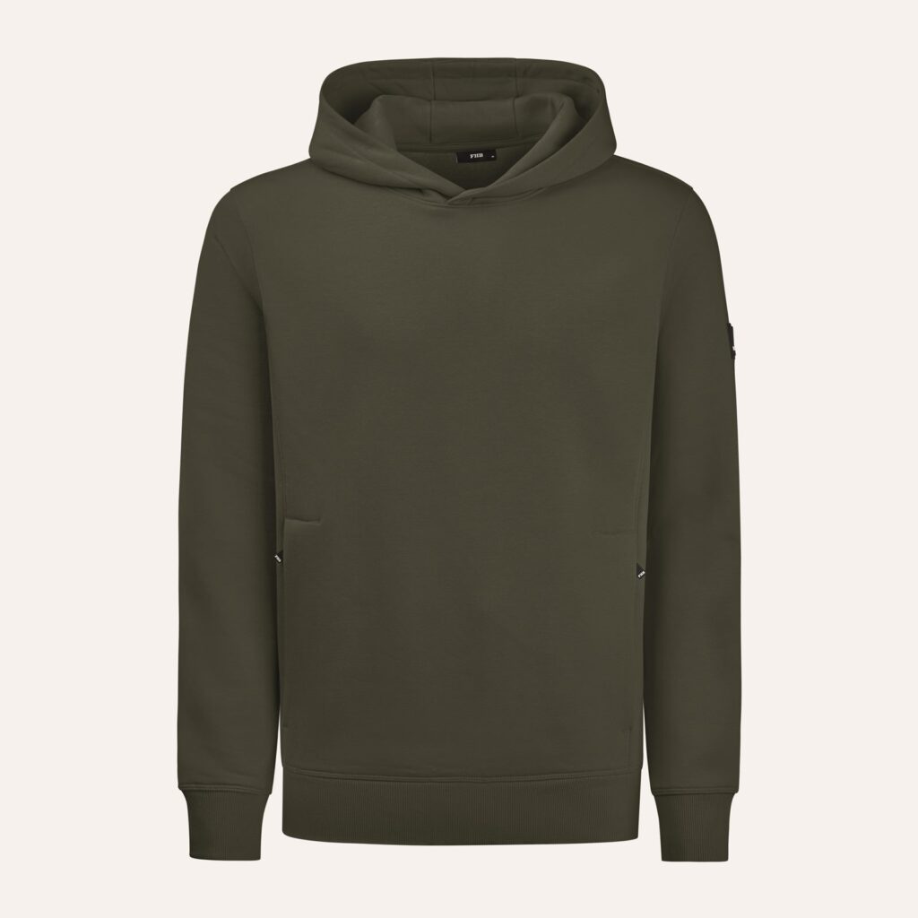 FHB BENNET Hoodie unisex, oliv
