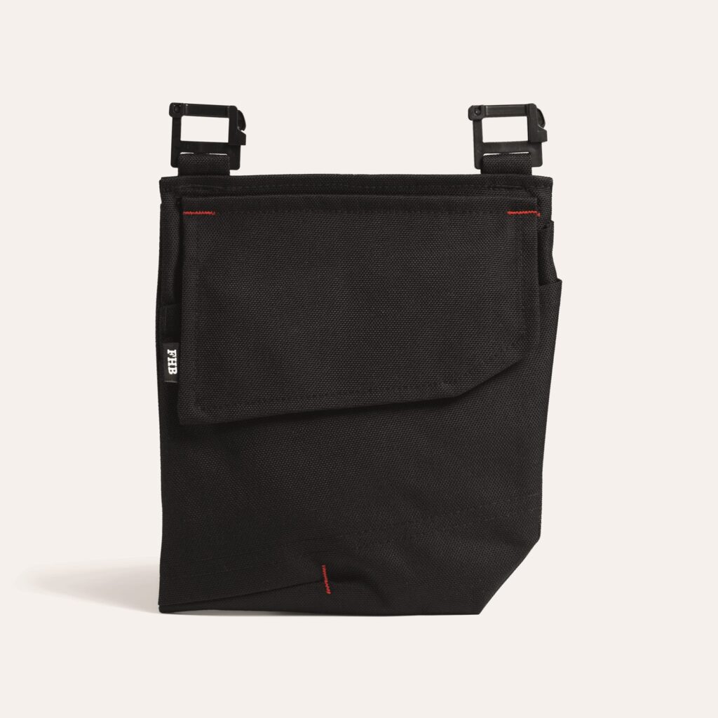 Holstertasche 100% Cordura 1000, rechts, 2 geräumige aufeinander liegende Volumentaschen,