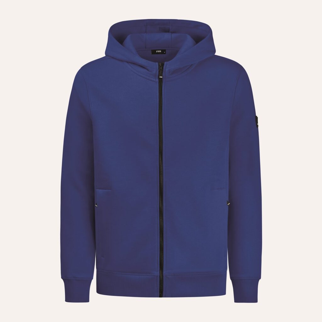 FHB QUENTIN Hoodie Jacke, royalblau