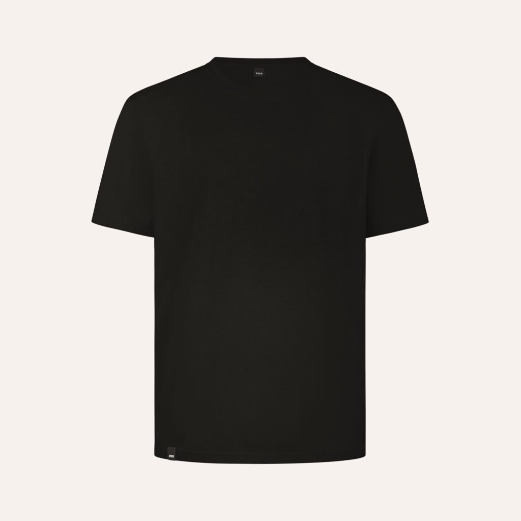 90490 T-Shirt JENS, SCHWARZ (100% Ringspinn-Baumwolle, 210 g/m²)