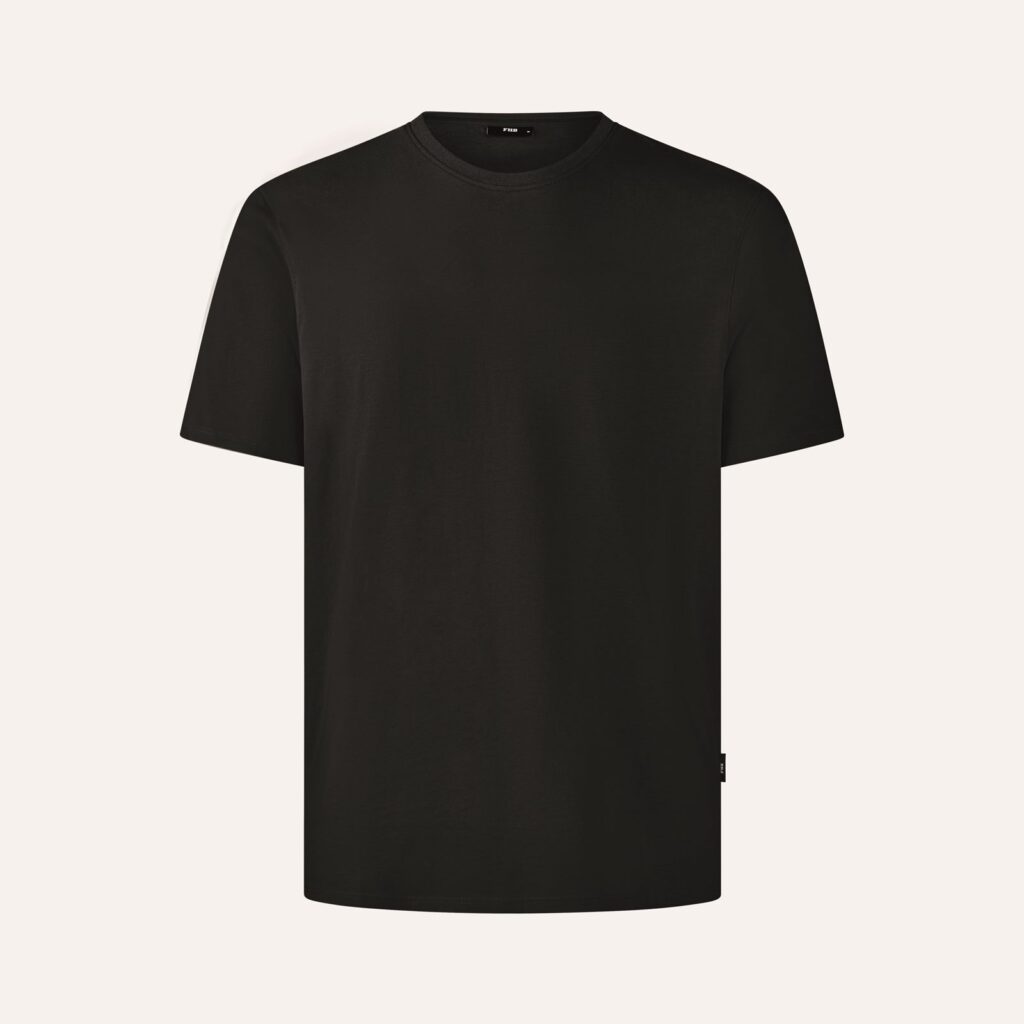 FHB Konstantin T-Shirt, schwarz, 60% Baumwolle, 40% recyceltes Polyester