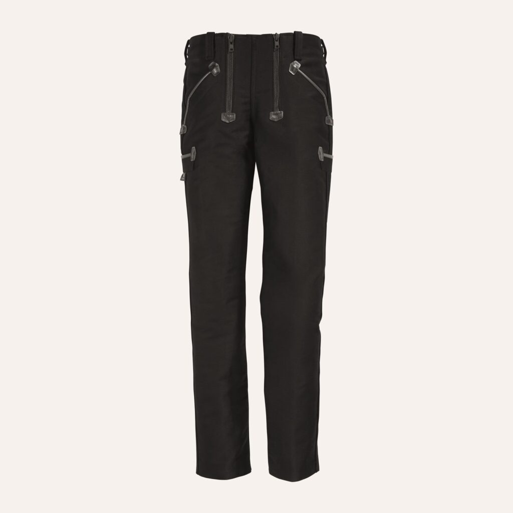 FHB EWALD Röhren-Zunfthose Zwirn-Doppel-Pilot Herren, schwarz