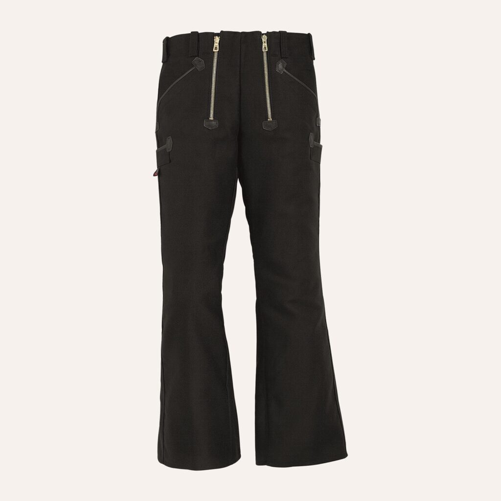 Zunfthose Deutschleder HENNER - Schlagweite 65 cm, SCHWARZ (100%BW/ 600 g/m²)