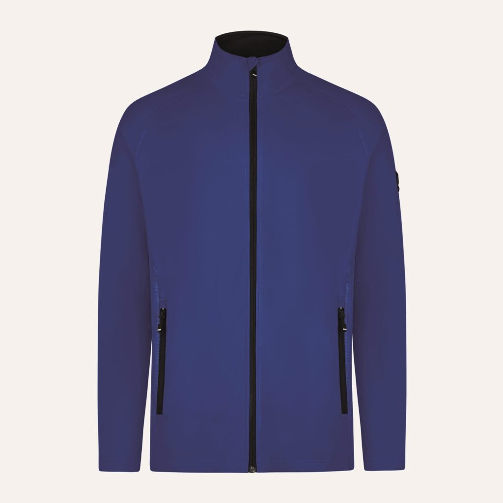 FHB KUNO Fleece-Jacke, royalblau