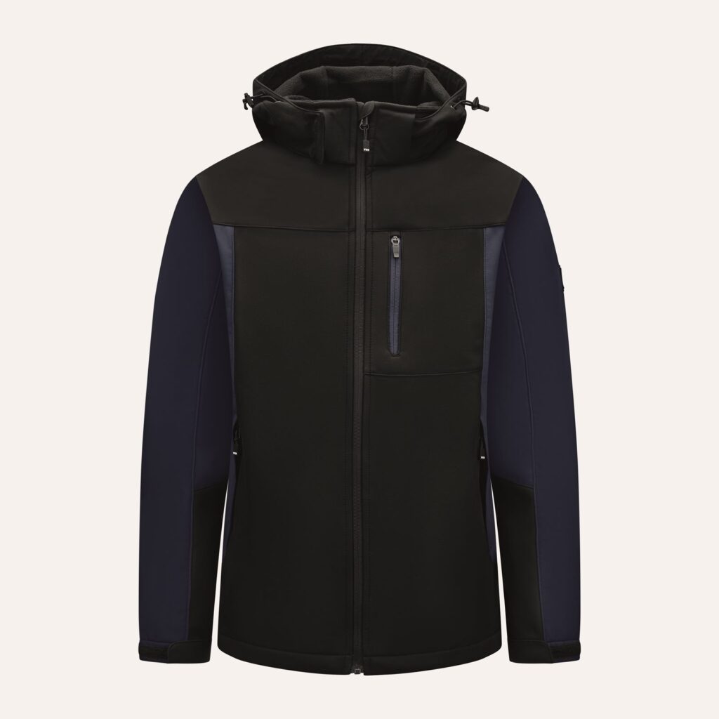 FHB JANNIK Softshelljacke, MARINE/SCHWARZ