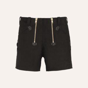 FHB JO Zunft-Shorts kurz,  Rips-Moleskin, schwarz,  100 % BW, 330g/m²