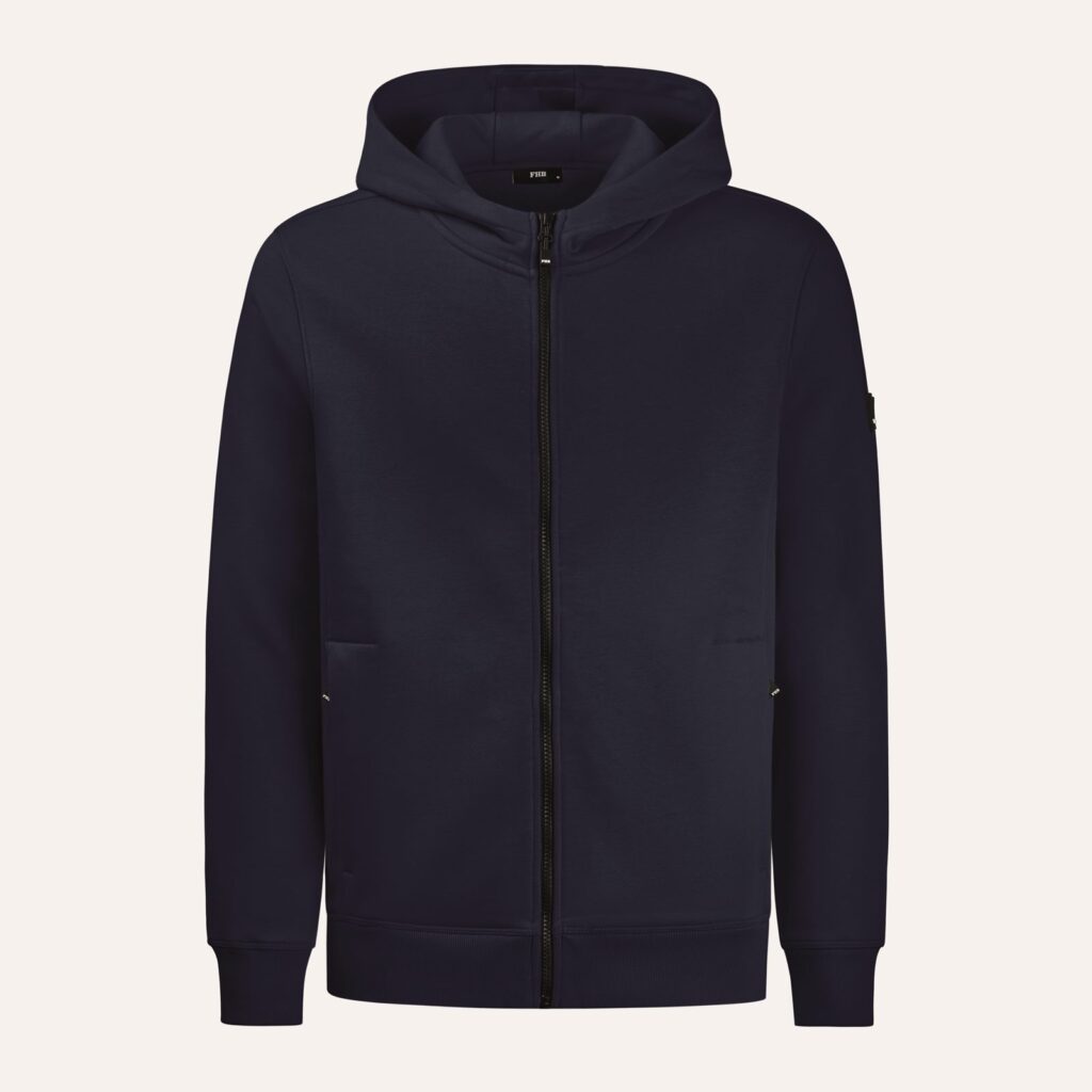 FHB QUENTIN Hoodie Jacke, marine