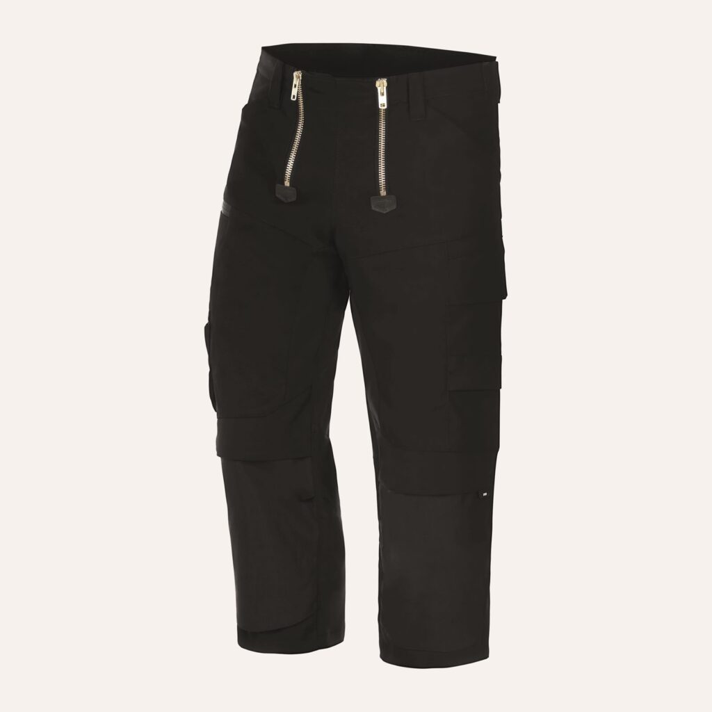 FHB LOU Zunfthose Piratenform elastisch, schwarz