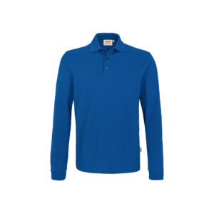 Longsleeve-Poloshirt Performance, ROYAL (50% BW/50% Polyester, 220 g/m²)