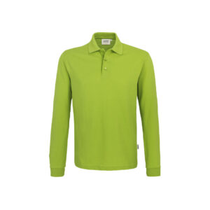 Longsleeve-Poloshirt Performance, KIWI (50% BW/50% Polyester, 220 g/m²)